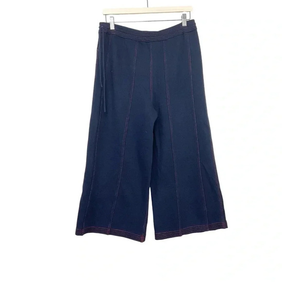 Anthropologie Navy Cropped Pants - Picture 4 of 8